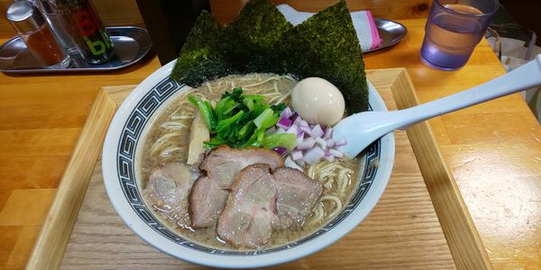 「煮玉子煮干そば(中)」@らーめん酒場 麺屋 龍月の写真