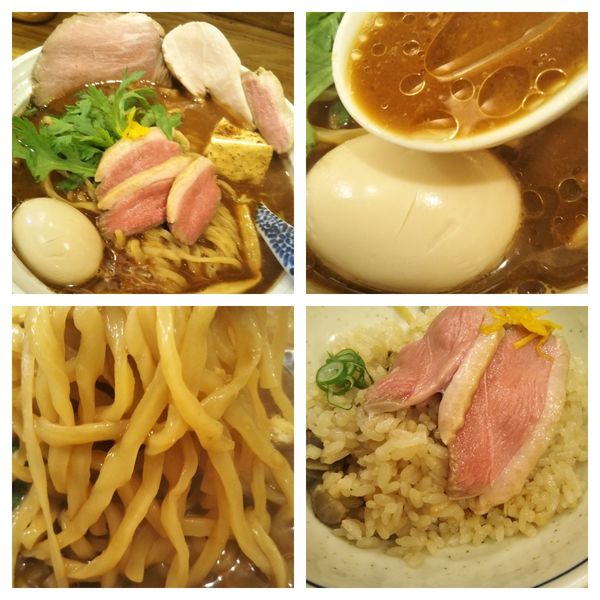 「味玉肉増し赤味噌そば＋大盛り」@中華そば きなりの写真