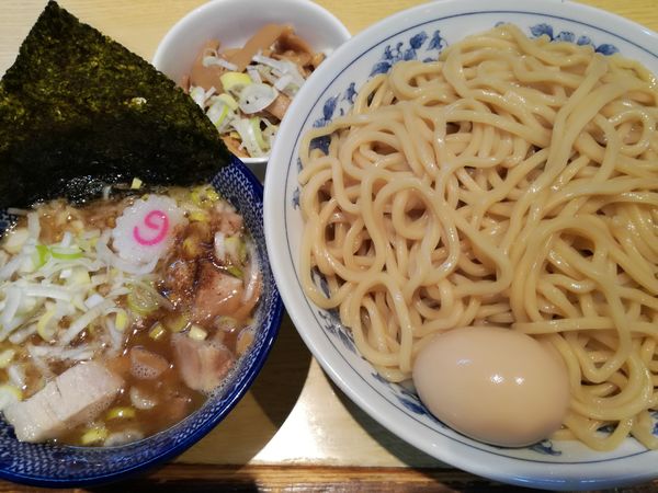 「つけ麺:850円(特盛:200円)+メンマ150円」@くり山の写真