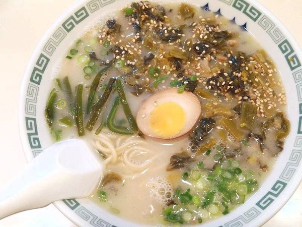 「高菜拉麺」@桂花ラーメン 東口駅前店の写真