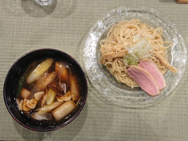 「鴨つけそば＋コンフィ」@らーめん 鴨to葱の写真