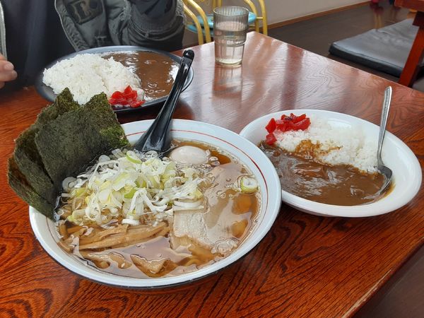 「Cセット 志那そば変更」@横浜ラーメン 萬年家の写真
