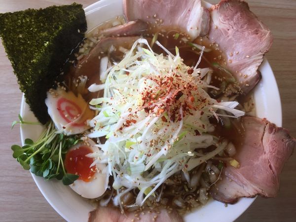 「ねぎチャーシュー 900円」@奥久慈ラーメン なかざわの写真