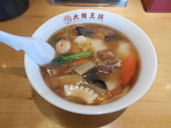 「五目あんかけラーメン」@大阪王将 松江黒田店の写真