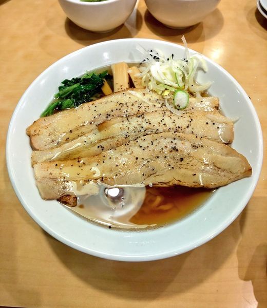 「炙り叉焼中華そば  1030円」@栃木軒の写真