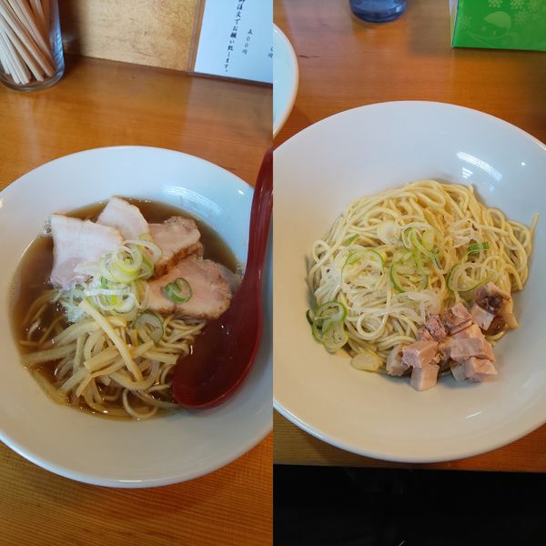 「らぁめん 醤油+和え玉 1090円」@らぁめん家 有坂の写真