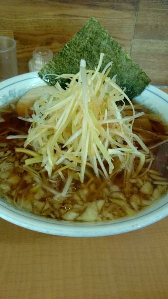「ネギラーメン（８００円）＋大盛り（１００円）」@えびす丸の写真