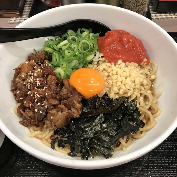 「トマトぼっかけまぜそば（￥980）」@神戸灘八 赤坂店の写真