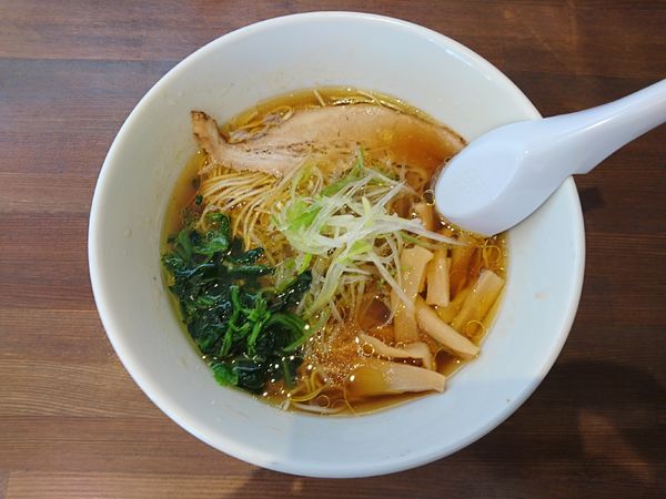 「つる屋醤油らぁめん（細麺）」@上州熟成醤油らぁめん つる屋の写真