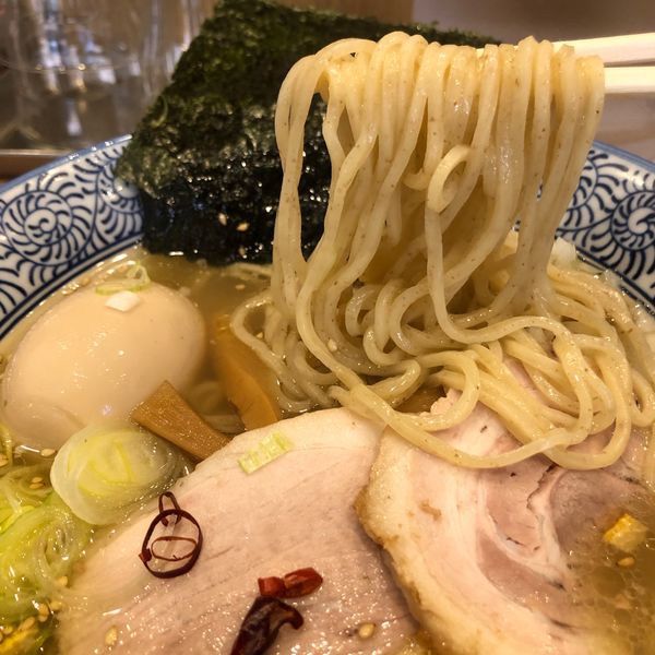 「塩そば」@中華そば 笑歩の写真