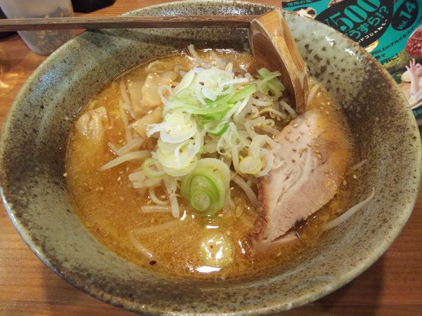 「九州麦味噌ラーメン ※クーポン券で500円」@麺屋 一樹の写真