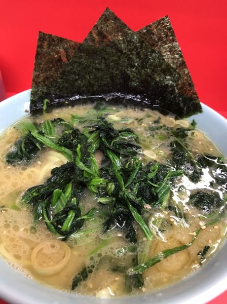 「並700円ほうれん草増し」@千家 根岸店の写真