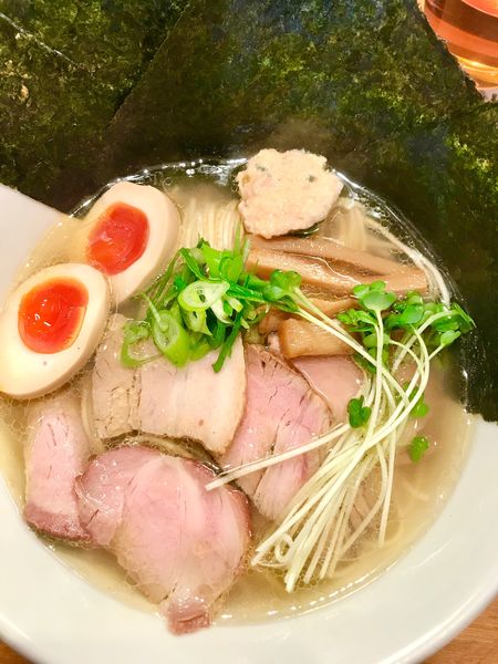「特製塩そば(中細麺)1,100円」@麺処 いち林の写真