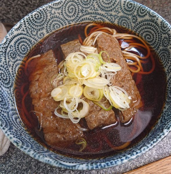 「きつねそば３８０円」@ひさごの写真