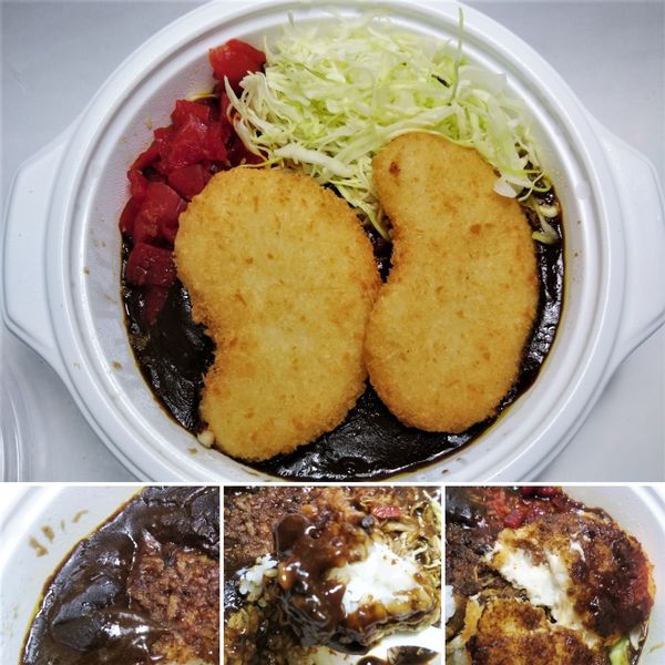 「クリームコロッケカレー(中盛・2辛)  800円」@ゴーゴーカレー 上野御徒町店の写真