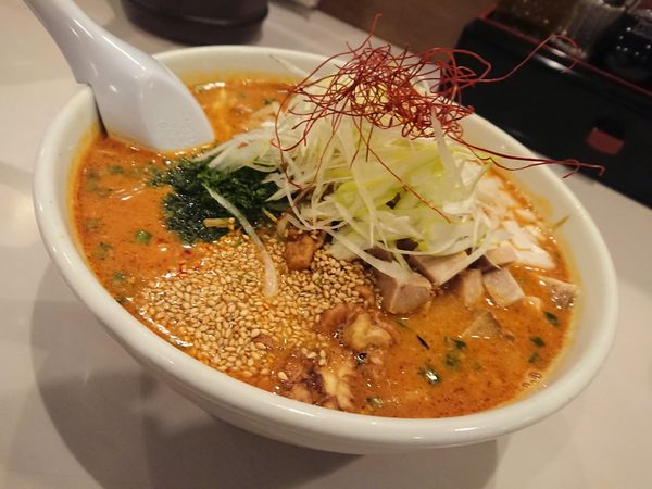 「限定 シビ辛胡麻味噌ラーメン辛口 880円」@中国料理 広州 橋本店の写真
