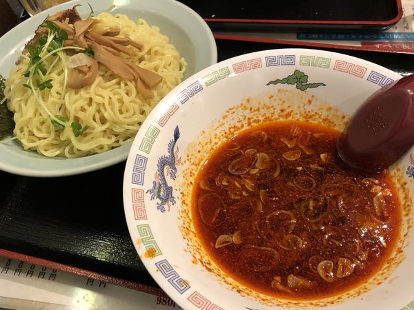 「辛つけ麺」@謝謝ラーメンの写真