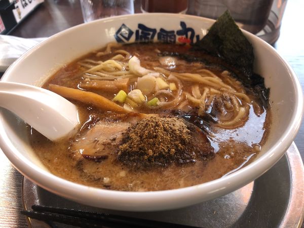 「濃厚煮干しラーメン」@濃厚豚骨魚介つけ麺 風雲丸 祇園西原店の写真