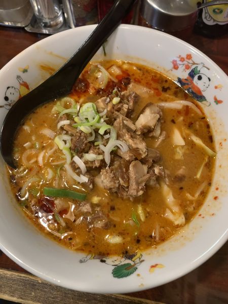 「ピリ辛ラージャン麺」@龍の子 所沢店の写真