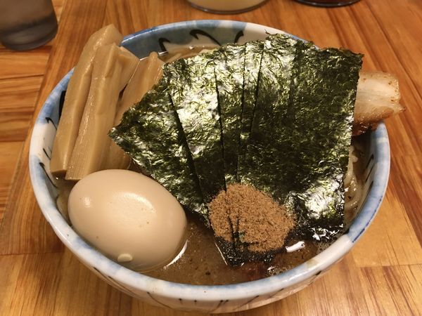 「らーめん並盛 特製トッピング」@自家製麺 然の写真