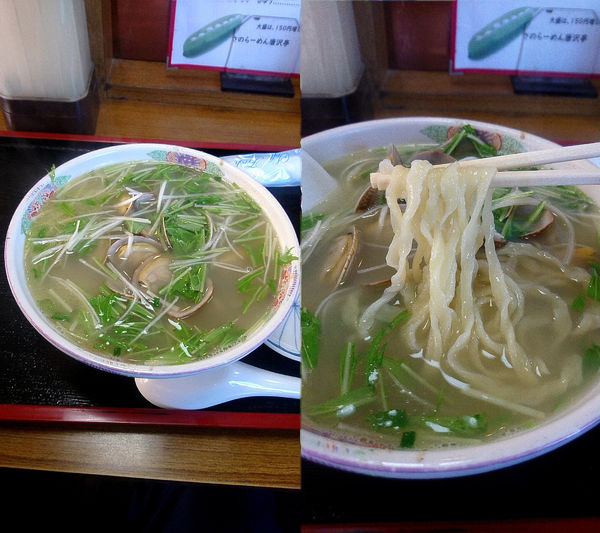 「『極しお&あさり(￥880)』」@さのらーめん 唐沢亭の写真