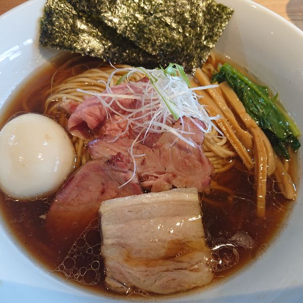 「特製醤油ら～めん990円」@NAGISAの写真