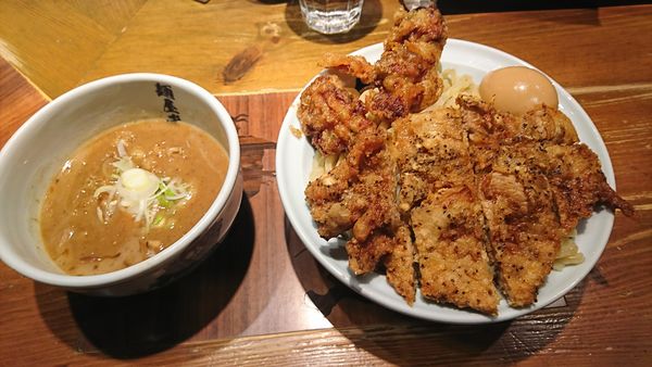 「濃厚二天つけ麺(大盛)」@麺屋武蔵 二天 池袋店の写真