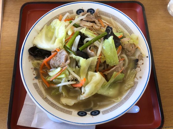 「野菜たっぷりタンメン」@山田うどん 芽吹店の写真
