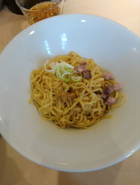 「和え玉縮れ麺」@中華蕎麦 あお木 secondの写真