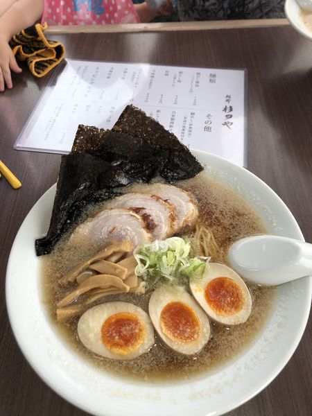 「鯛だし醤油　こってり」@麺舞 杉のやの写真