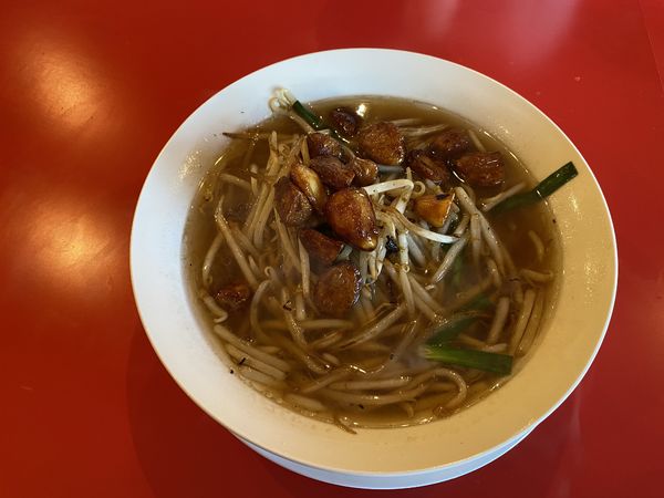 「ベトコンラーメン900＋ニンニク100＋ニンチャ400＋餃子」@ベトコンラーメン 三條の写真
