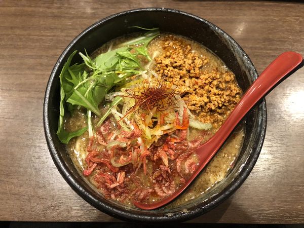 「濃厚胡麻みそ担々麺」@らーめんダイニング ど・みそ 八丁堀店の写真