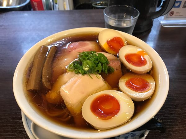 「特製醤油 味玉トッピング」@らぁ麺 紫陽花の写真