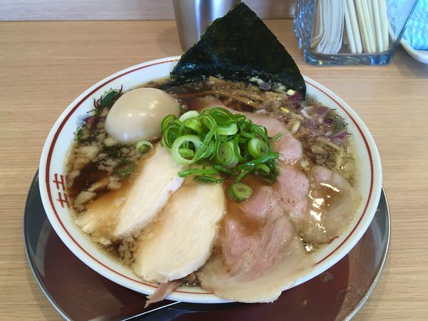 「特製背脂煮干ラーメン」@ねいろ屋 豊洲店の写真