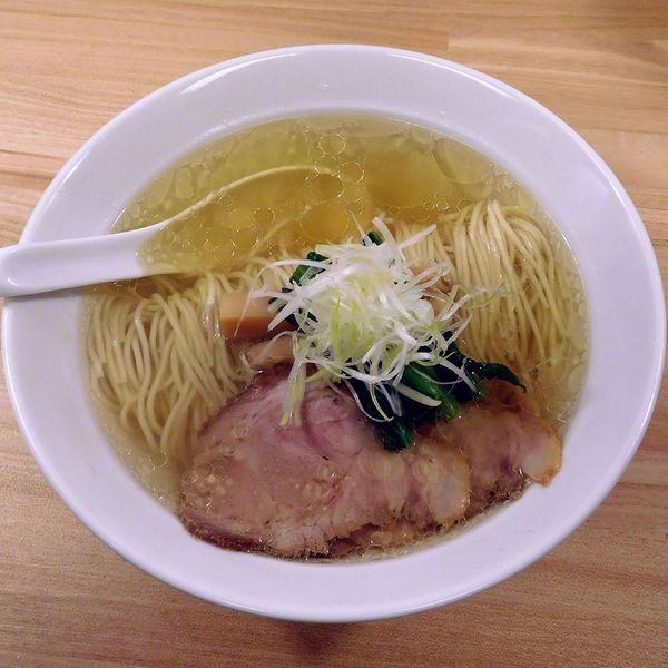 「白中華（750円）」@中華そば 心の写真