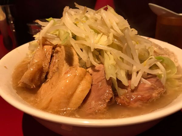 「小豚　全マシ」@ラーメン二郎 荻窪店の写真