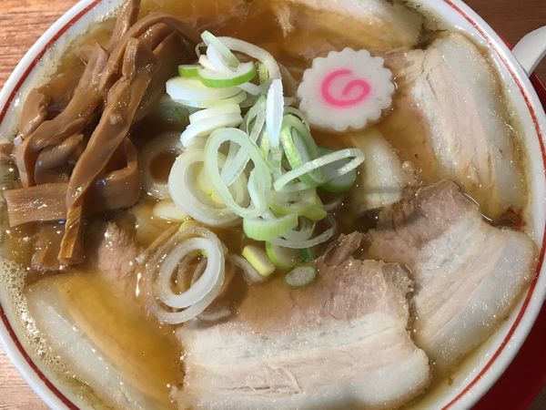 「肉煮干し中華そば（800円）」@肉煮干し中華そば さいころの写真