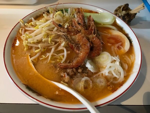 「車海老みそラーメン　850円」@心喜の写真