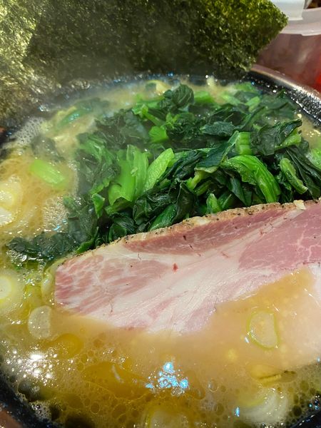 「ラーメン　青菜増し」@どんとこい家の写真