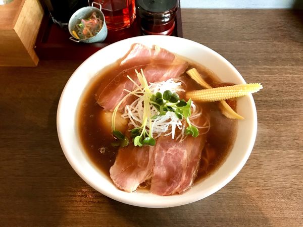 「特製あさりSOBA」@麺屋 グラフミの写真