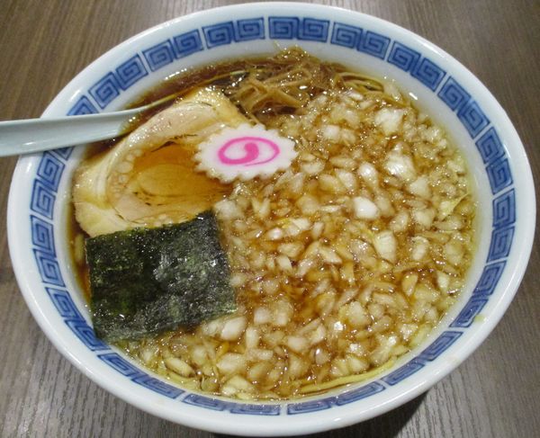 「薬味ラーメン 600円※サービス価格(通常850円)」@中華そば専門店 味幸 新宿御苑店の写真