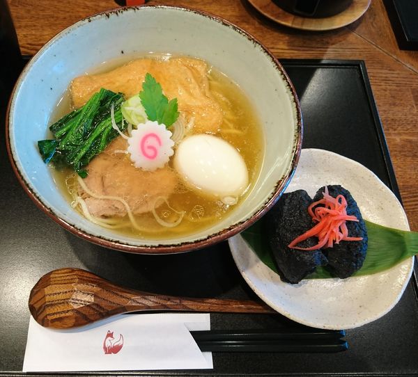 「味玉中華蕎麦」@中華蕎麦 きつねの写真