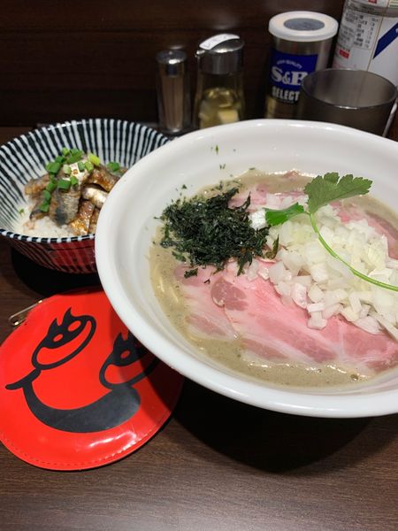 「青森県産煮干しの中華そば」@寿製麺 よしかわ 西台駅前店の写真