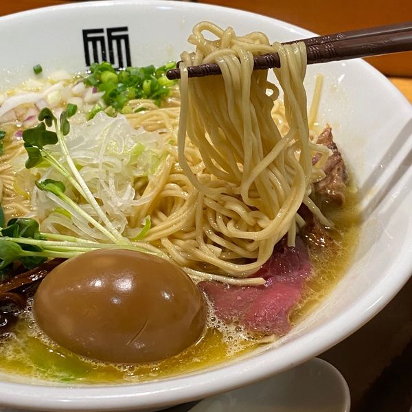 「味玉鶏そば」@竹末東京プレミアムの写真