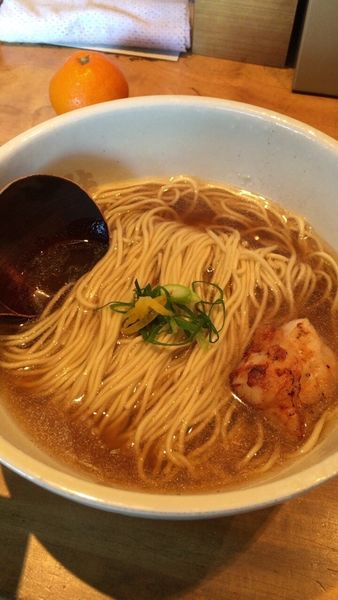 「【大晦日限定】かけそば ５００円」@中華蕎麦 蘭鋳の写真