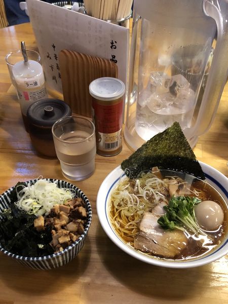 「味玉そば」@中華蕎麦 みず川の写真