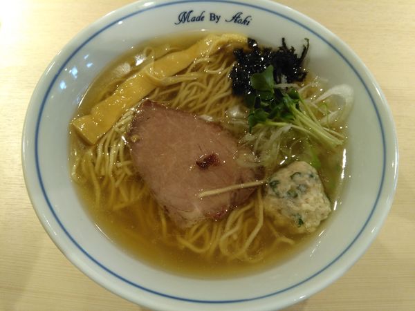 「淡麗煮干しらーめん（全粒粉）¥850」@中華蕎麦 あお木 secondの写真