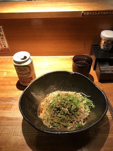 「汁無し坦々麺」@汁なし担担麺専門 キング軒 本通店の写真