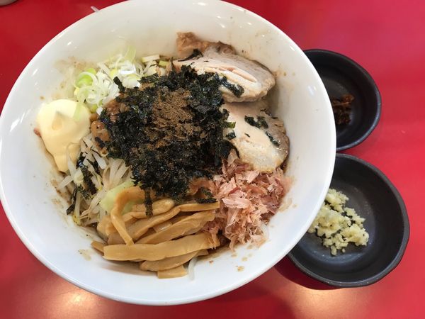 「タレそば830円豚マシ130円」@豚ゆうの写真