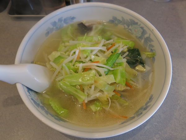 「タンメン(塩味)：640円」@チャイナキッチン ゆ〜りんの写真